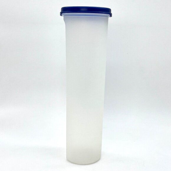 Vintage Tupperware Tall Pantry Container with Blue Lid - Picture 4 of 9